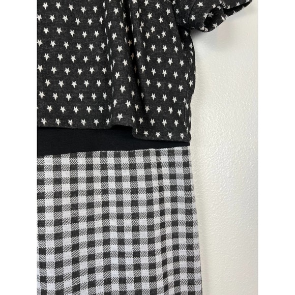 Greylin Stars and Checkered Dress size L - Picture 6 of 9